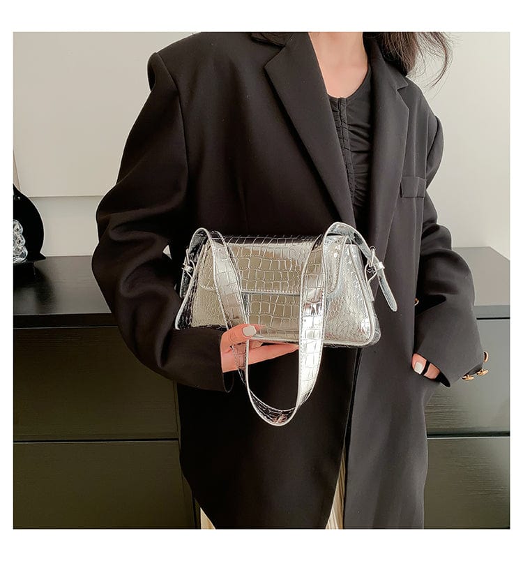 Alligator Pattern Shoulder Crossbody China Hand Stone Underarm Bags Women Mini Purse Designers Leather Handbag