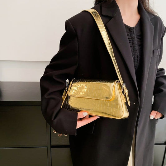 Alligator Pattern Shoulder Crossbody China Hand Stone Underarm Bags Women Mini Purse Designers Leather Handbag