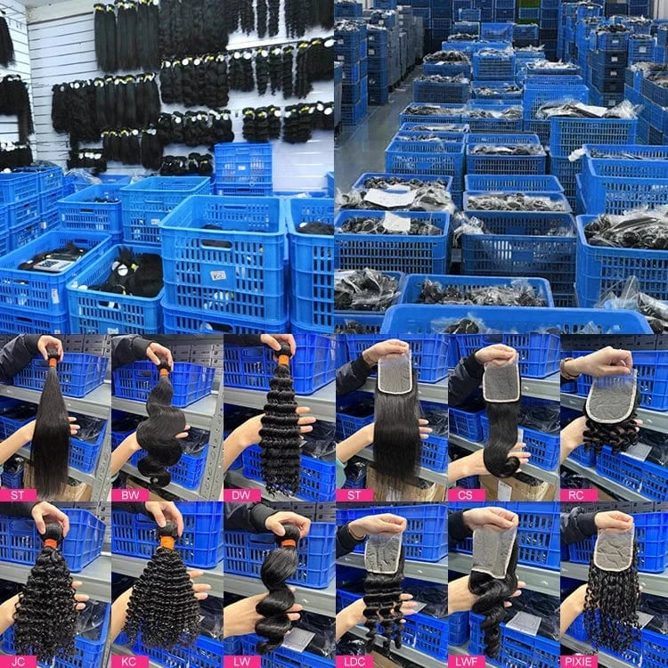 AngelBella Hair Supplies Human Hair Bundles Vendor Extensions Unprocessed Burmese Curly Hair