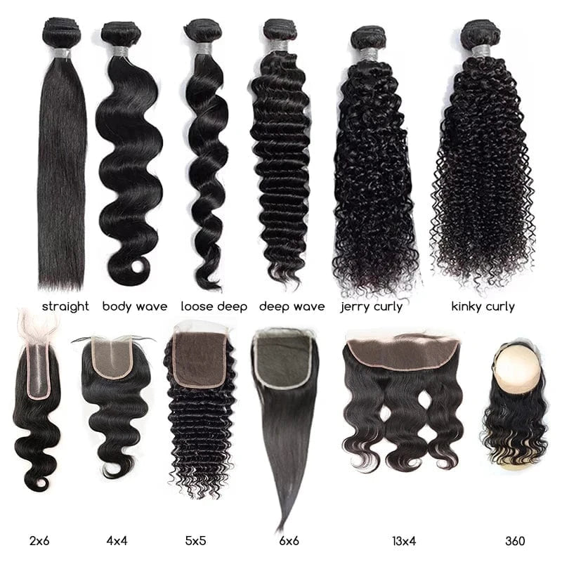 AngelBella Human Hair Blend Bundles With Closure High Quality Brazilian Hair Bundles Women Wig Hats Hair Extensions