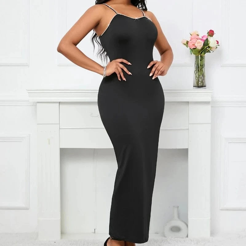 Anti-wrinkle Soft Sustainable Quick Dry Anti-pilling Plus Size Eco-friendly Diamonds Dress