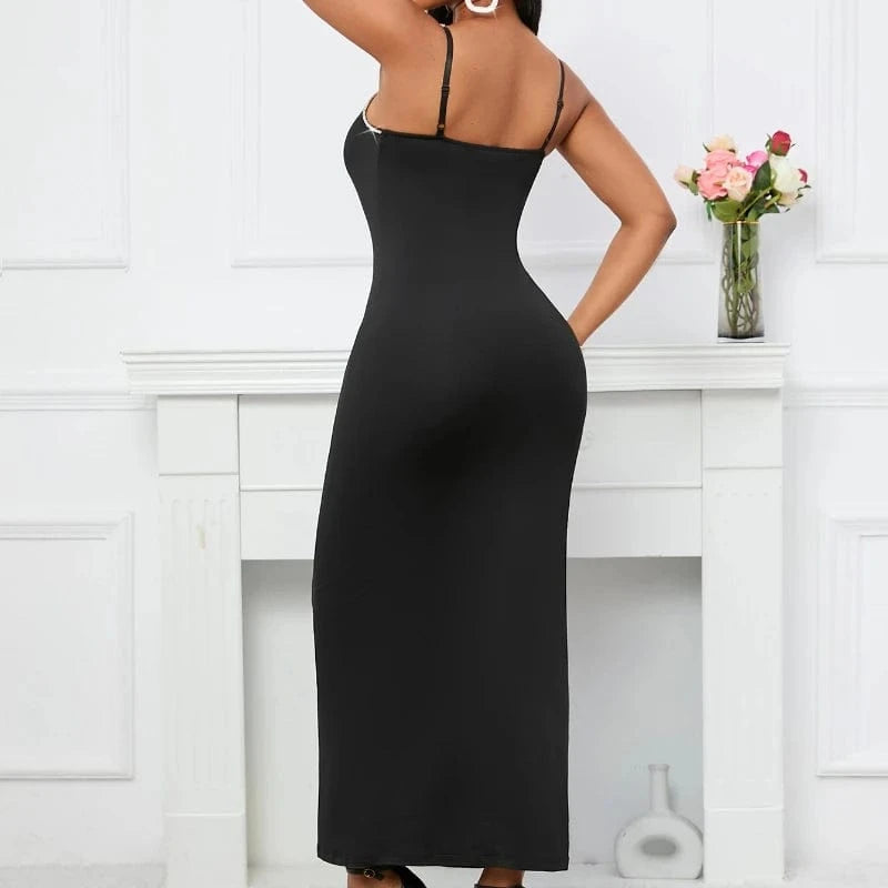 Anti-wrinkle Soft Sustainable Quick Dry Anti-pilling Plus Size Eco-friendly Diamonds Dress