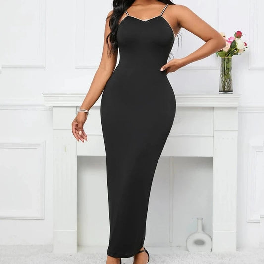 Anti-wrinkle Soft Sustainable Quick Dry Anti-pilling Plus Size Eco-friendly Diamonds Dress