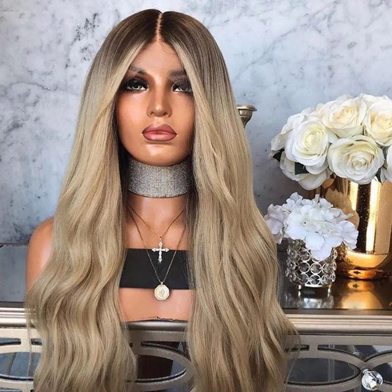 Ash Blonde Highlight #60 Color Long Straight