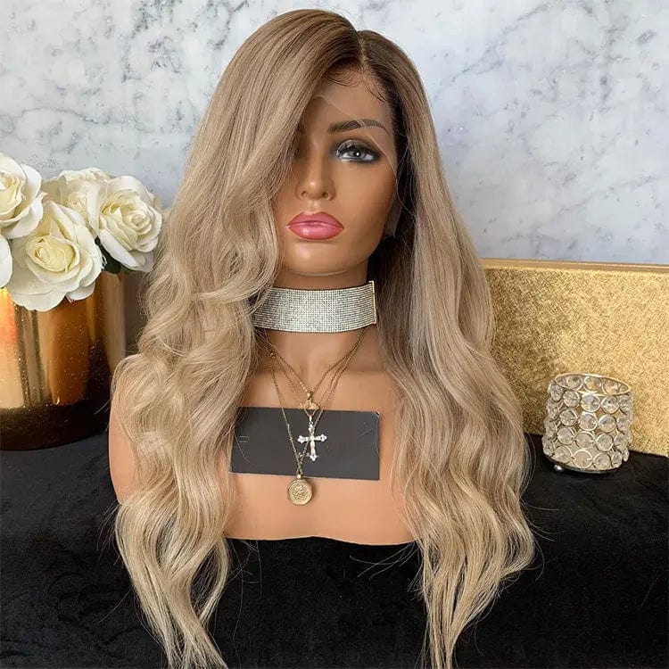 Ash Blonde Highlight #60 Color Long Straight