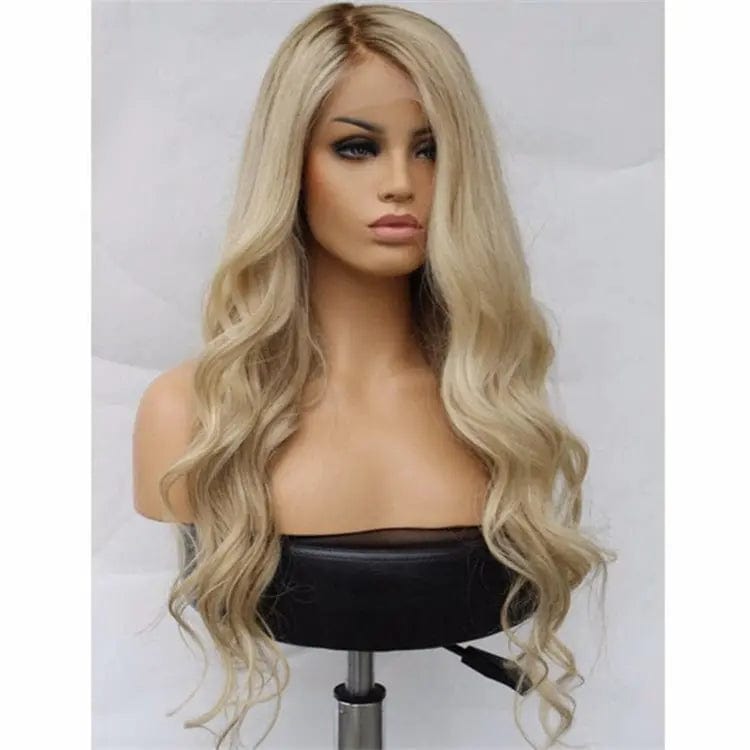 Ash Blonde Highlight #60 Color Long Straight