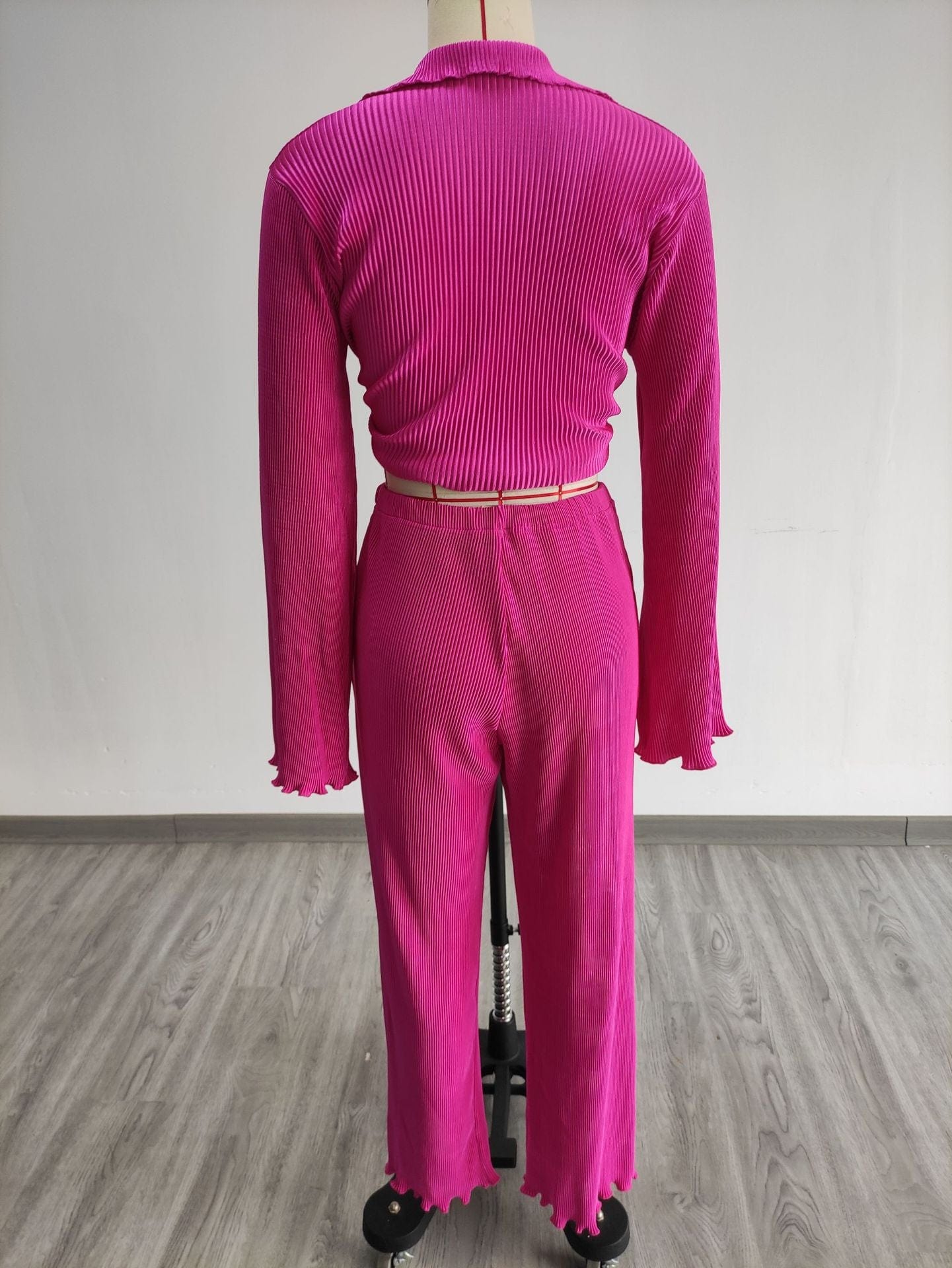 Autumn New Arrivals Matching Long Sleeve Shirt And Pants 2Piece Set Women Fall Outfit 2022