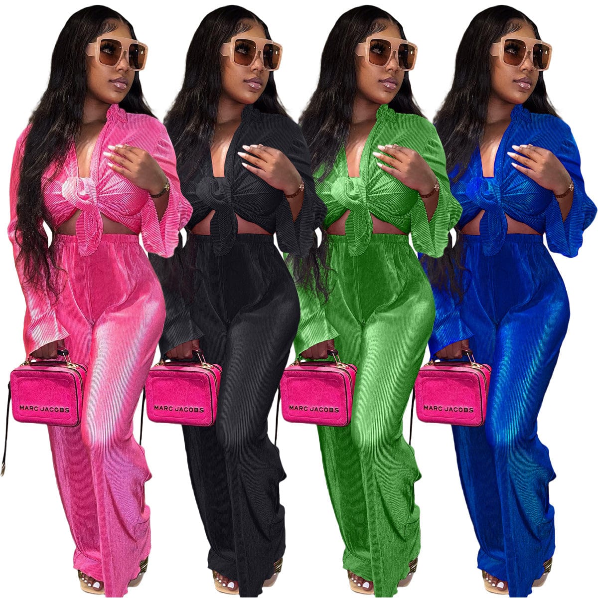 Autumn New Arrivals Matching Long Sleeve Shirt And Pants 2Piece Set Women Fall Outfit 2022