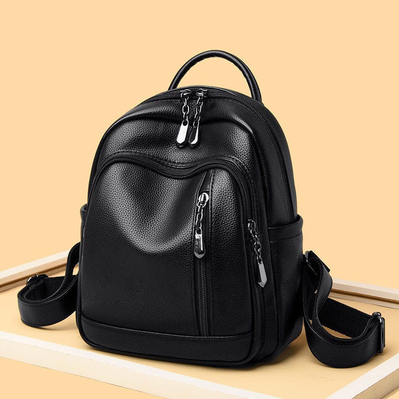Backpack Women 2022 New Versatile Fashion Versatile Casual Soft Leather Mini Small Backpack Travel Bag