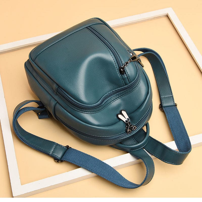 Backpack Women 2022 New Versatile Fashion Versatile Casual Soft Leather Mini Small Backpack Travel Bag