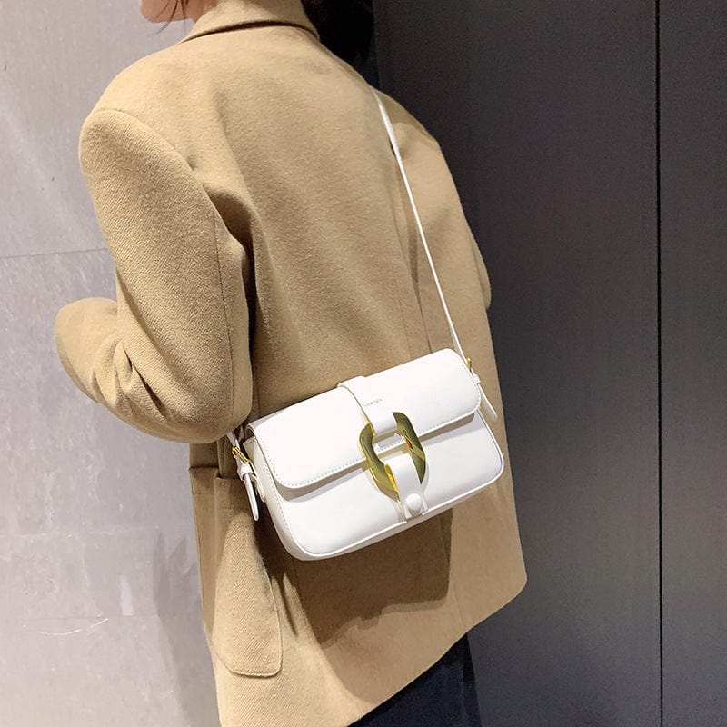 Bag Female 2022 New Fashion Niche Versatile Shelter Oblique Span Women's Bag Temperament Simple Casual Shoulder Small Bag