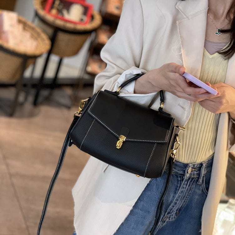 Bag Girl 2022 Spring Summer New Tide Ferry Crossbody Shoulder Pack Women's Fashion Terminal Cowp Skin Bag Bags