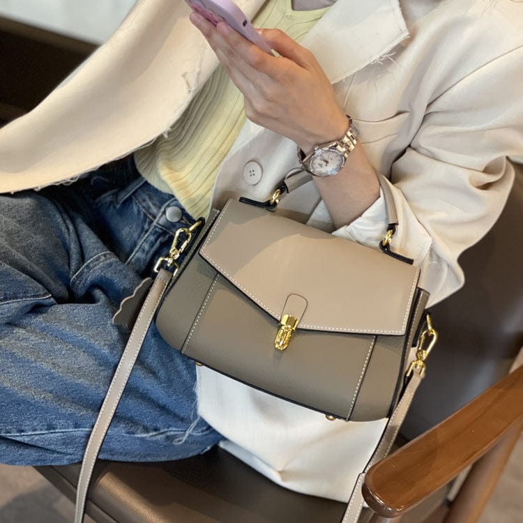 Bag Girl 2022 Spring Summer New Tide Ferry Crossbody Shoulder Pack Women's Fashion Terminal Cowp Skin Bag Bags