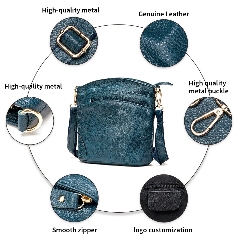 Bags 8363 Women's Shoulder Genuine Leather Handbag Small Women's Bag Female Crossbody Bags for Women Summer bolsa feminina