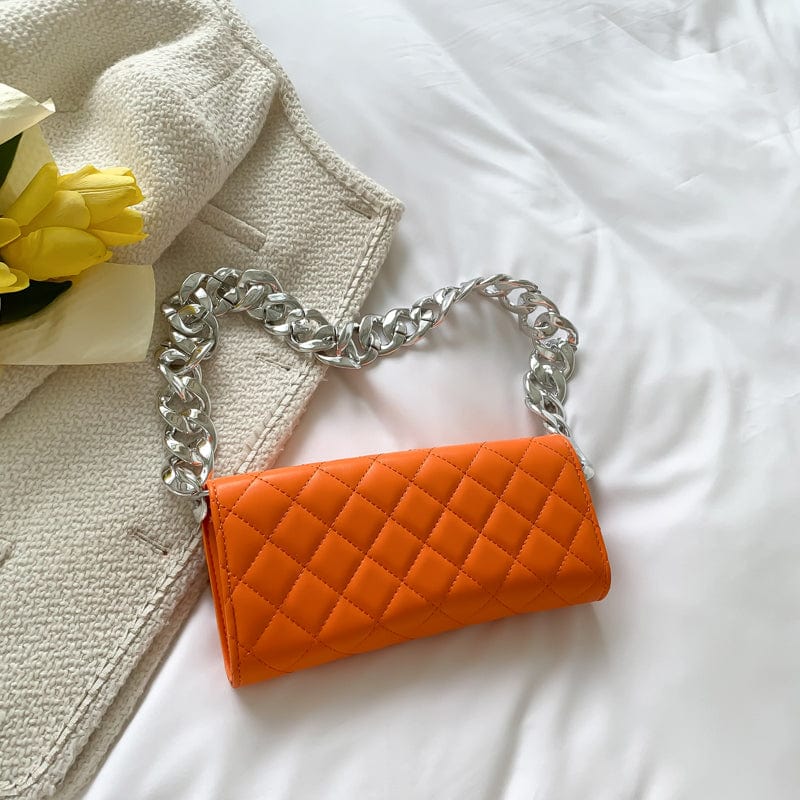 Barrel Shape Ladies Handbags Women Bags Thick Chains Designer PU Leather Shoulder Bag Luxury Women Hand Bags 2022