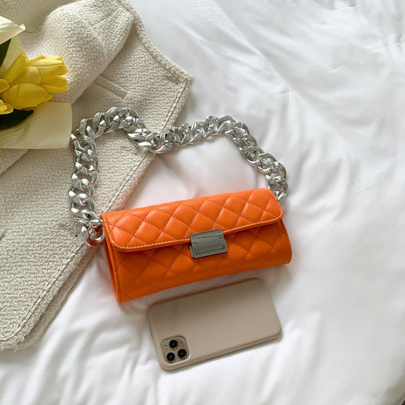 Barrel Shape Ladies Handbags Women Bags Thick Chains Designer PU Leather Shoulder Bag Luxury Women Hand Bags 2022