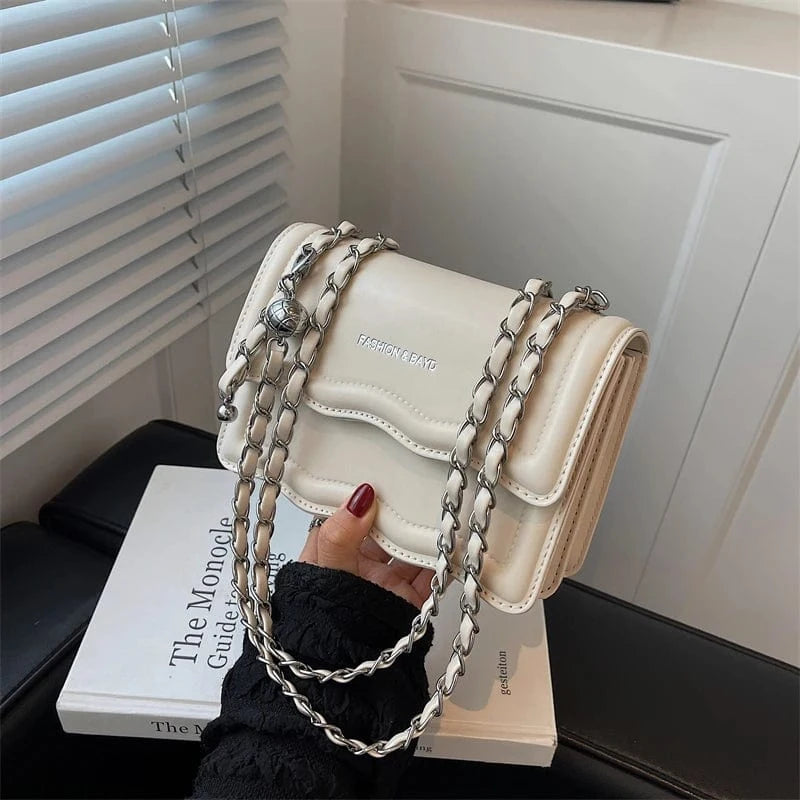 Beige Factory custom crossbody bags with logo pu leather designer sling bags for ladies wholesale party purses and handbags