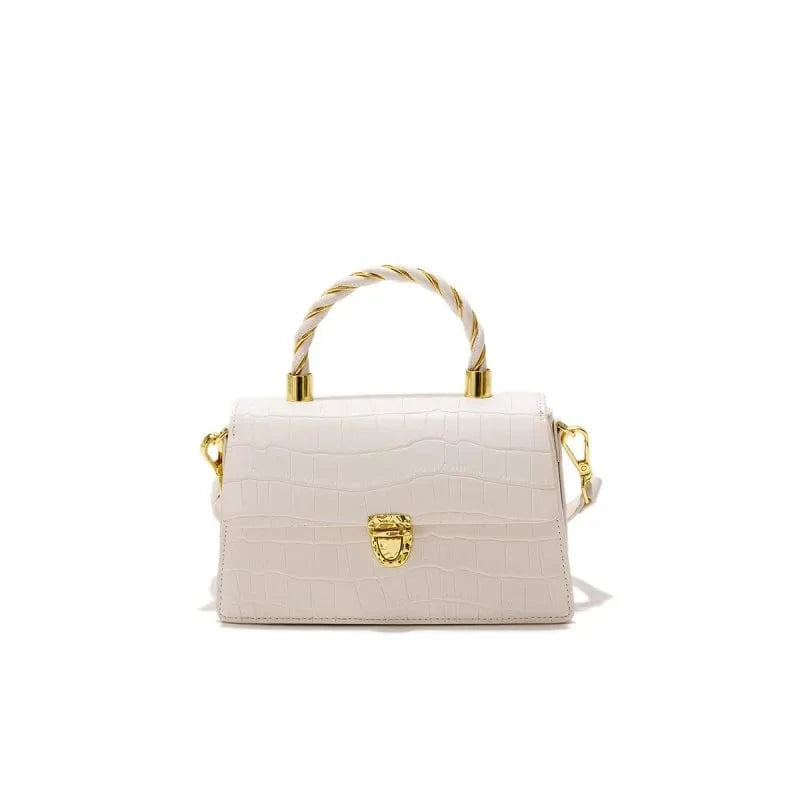 Beige Wholesale new brown handbags for women pu leather crossbody bag custom luxury fancy latest handbags