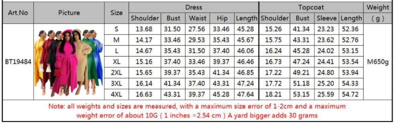 Belt Coral Fleece Women Long Cardigan Dress 2 Piece Set 2023 Autumn Winter Full Sleeve Lapel Coat Sets Female Elegant Outfits