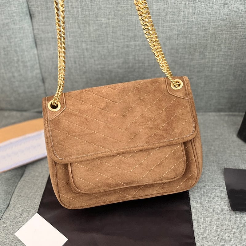 Best Pre/After Service / Light Brown Popular Outdoors Chain Designer Bag Unique Shoulder high Quality Handbags For Woman