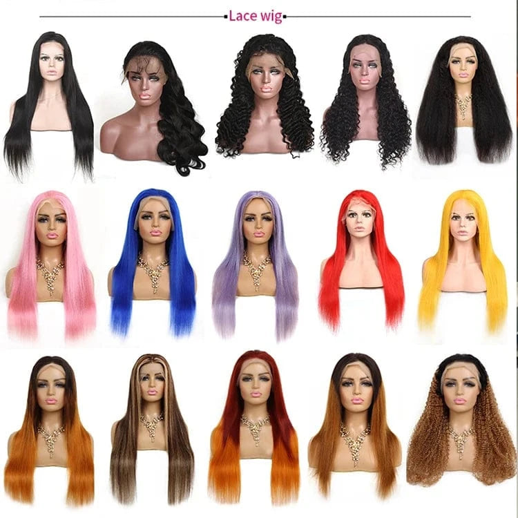 Best selling virgin human hair straight wave natural color HD swiss lace 22inch to 32inch 13*6 hd human hair lace front wig