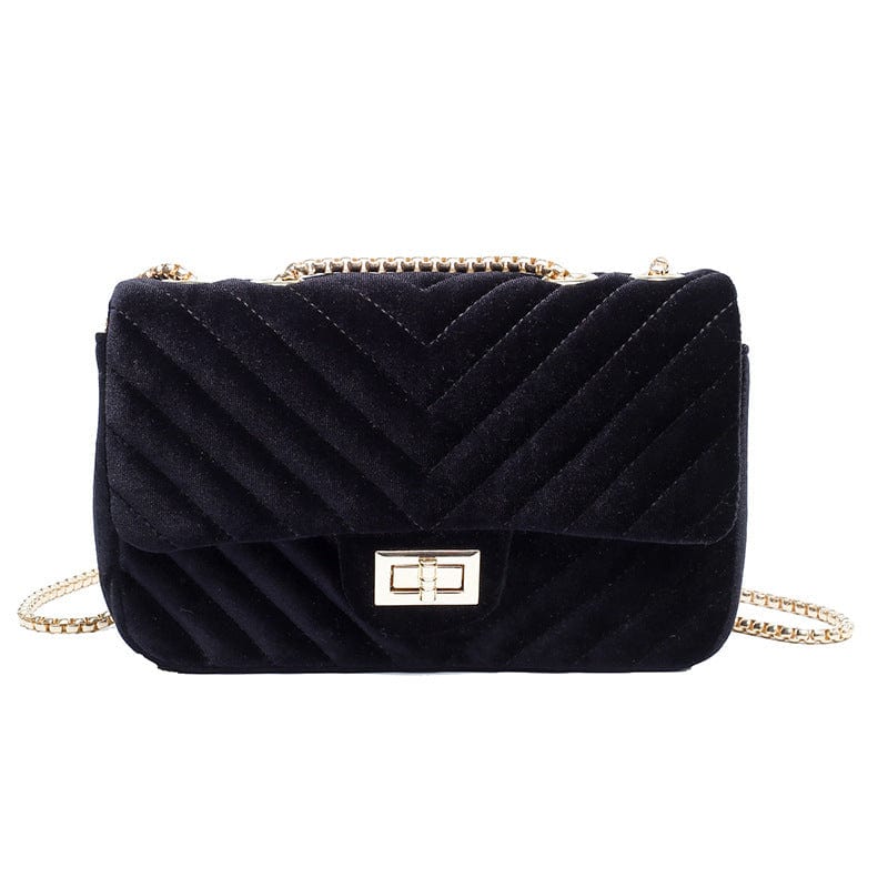 black 2022 Handbags Ladies Shoulder Hand Bags Designer Velvet Purses and Handbags for Women Luxury