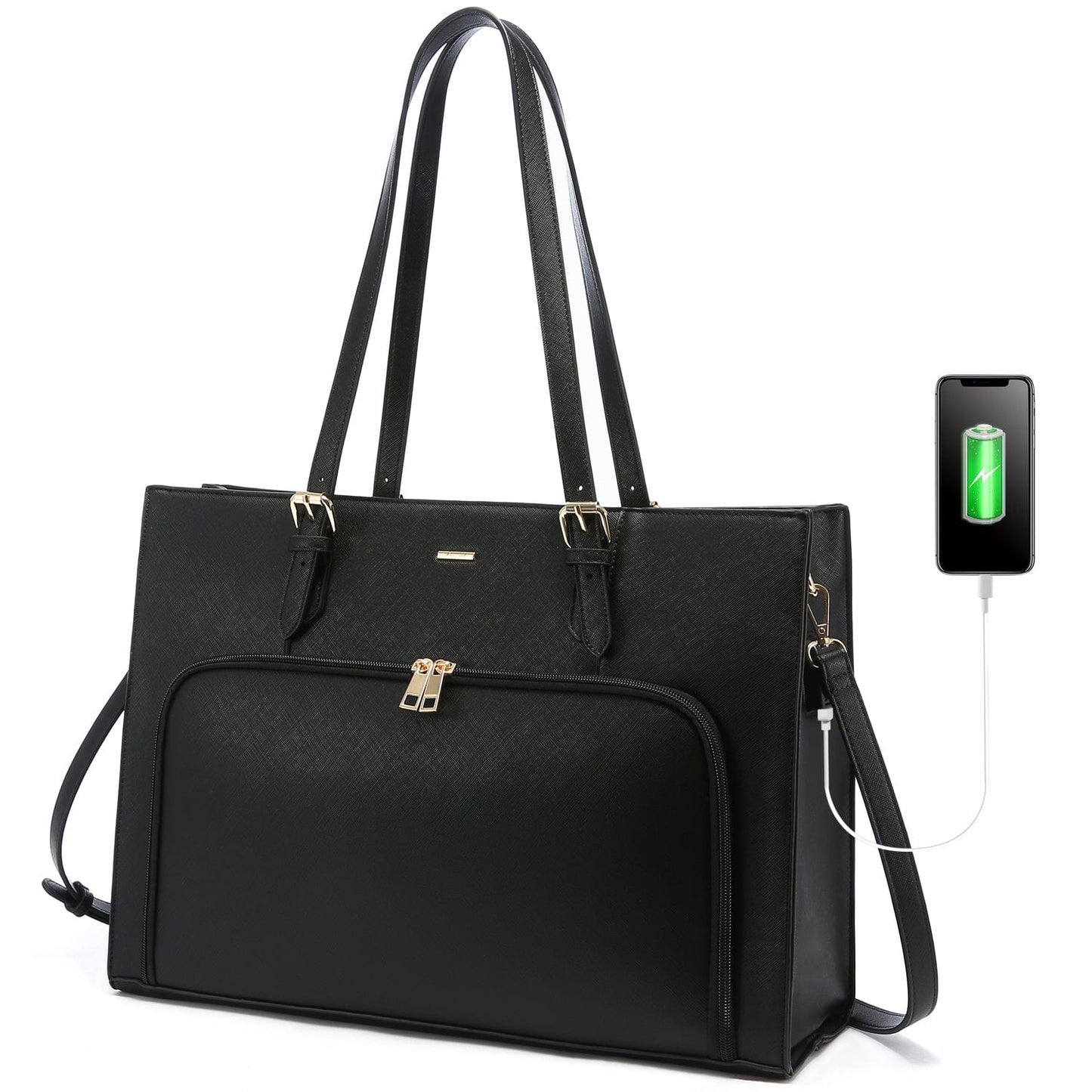 black 2022 LOVEVOOK new arrival tote bags custom famous designer women handbags large 15.6 Briefcase women laptop bags