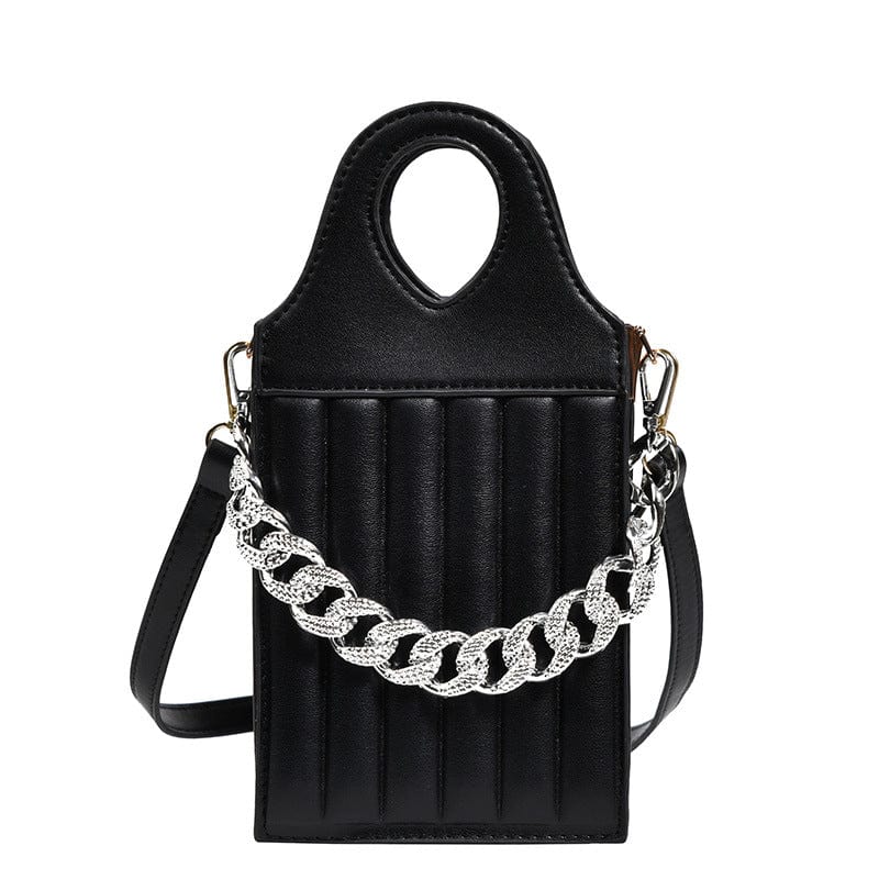 black 2022 Mini Purses Chain Bling Small Leather Custom Crossbody Fashion Bags Designer Handbags Famous Brands Women Hand Bags
