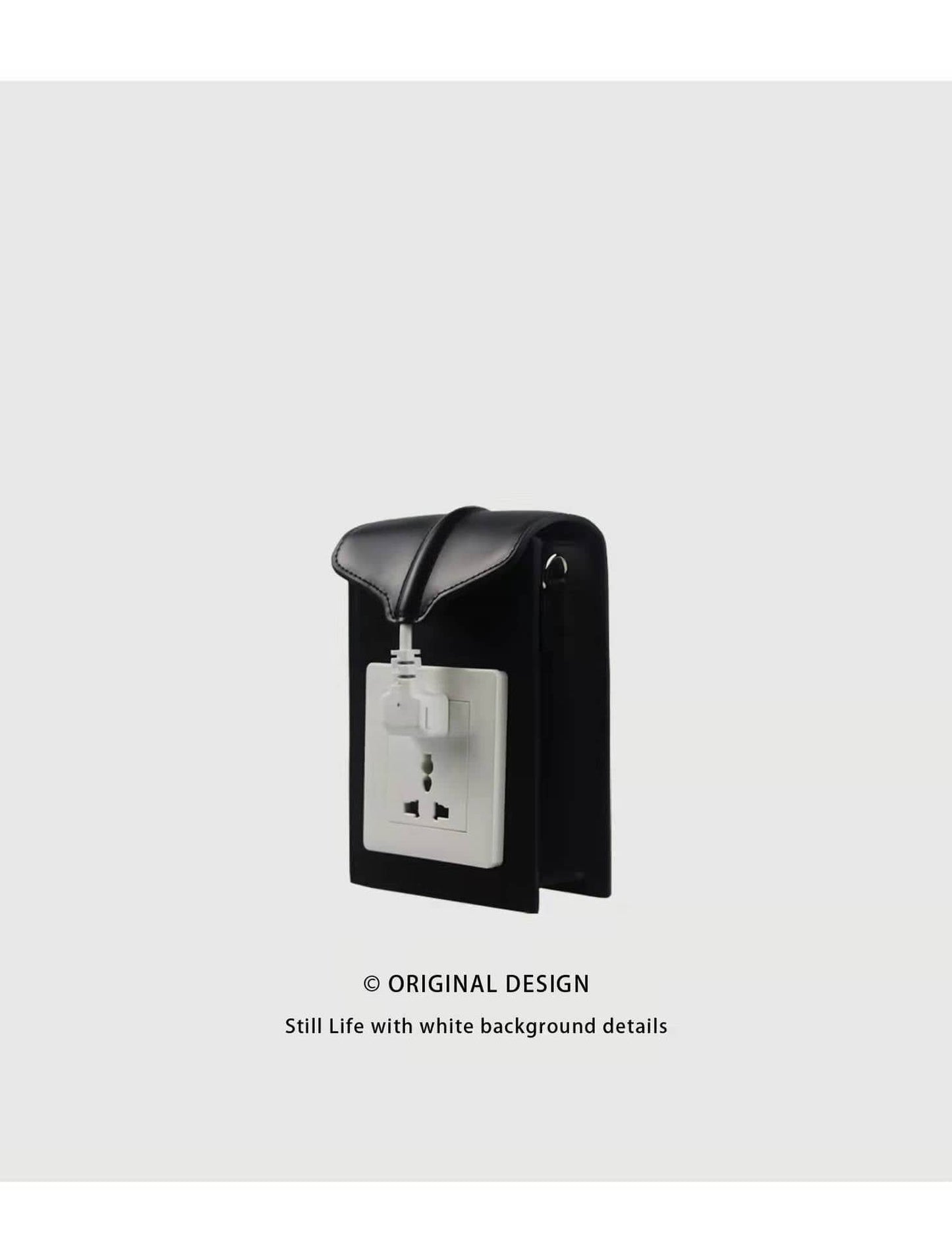 black 2022 Unique Special Shaped Plug crossbody bags for lady girls