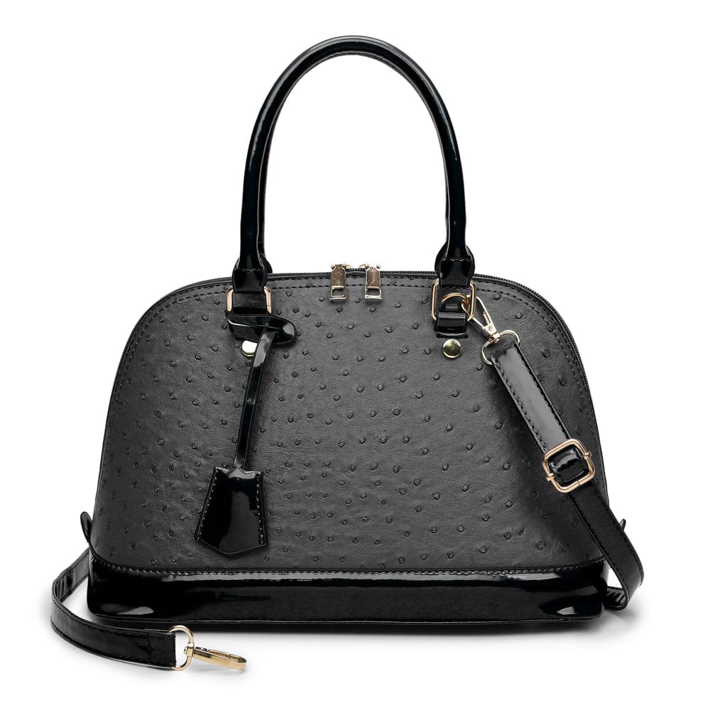 black 2022  women fashion handbags Pu leather women shoulder bag ladies crocodile pattern handbags shell bag