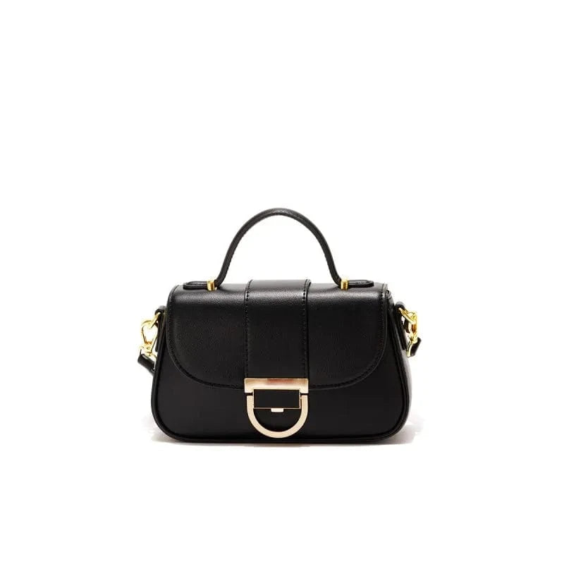 Black 2023 crossbody bag woman green color vegan leather messenger bag custom clasp lock handbag