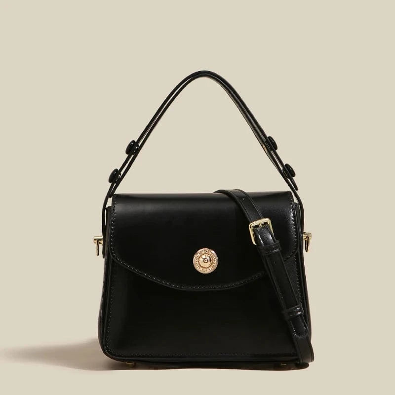 Black 2023 new arrival leather luxury handbags design small purse high quality wholesale pu ladies handbag