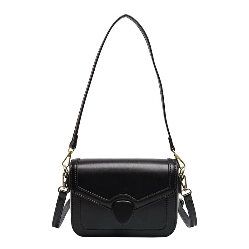 black Branded Sling Crossbody Bag Custom Logo Trending Fashion Leather Luxury Handbags for Women 2022 Ladies Hand Bags