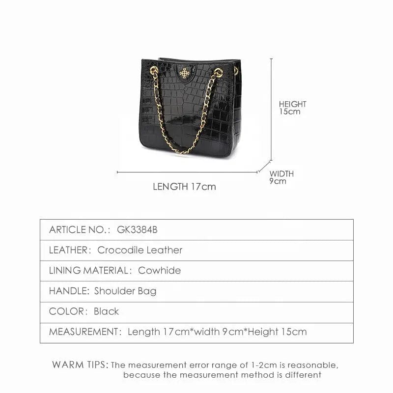 black Custom made handbag crocodile skin handbag handbag with matching shoes