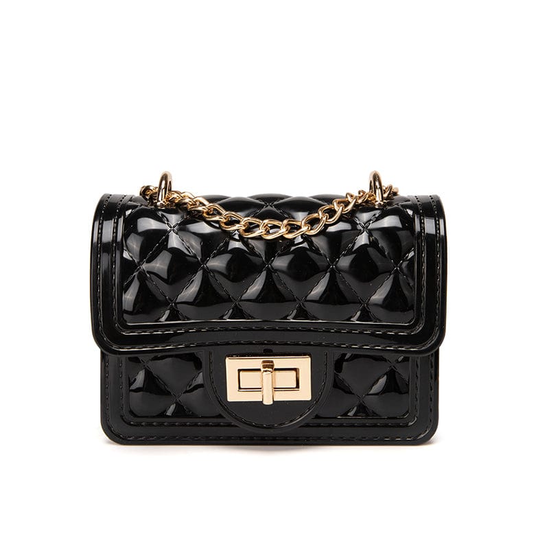 black Ladies new pink red transparent colorful purses and bags mini handbag jelly shoulder bag bags for women girls