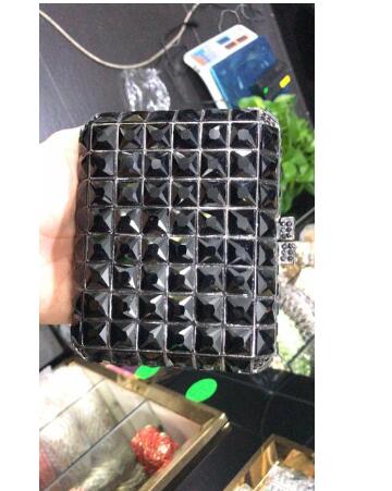 black Luxury Women Plaid Green Crystal Clutch Bags MINI Minaudiere Rhinestone Purses Wedding Evening Bag Party Diamond Dinner Handbags