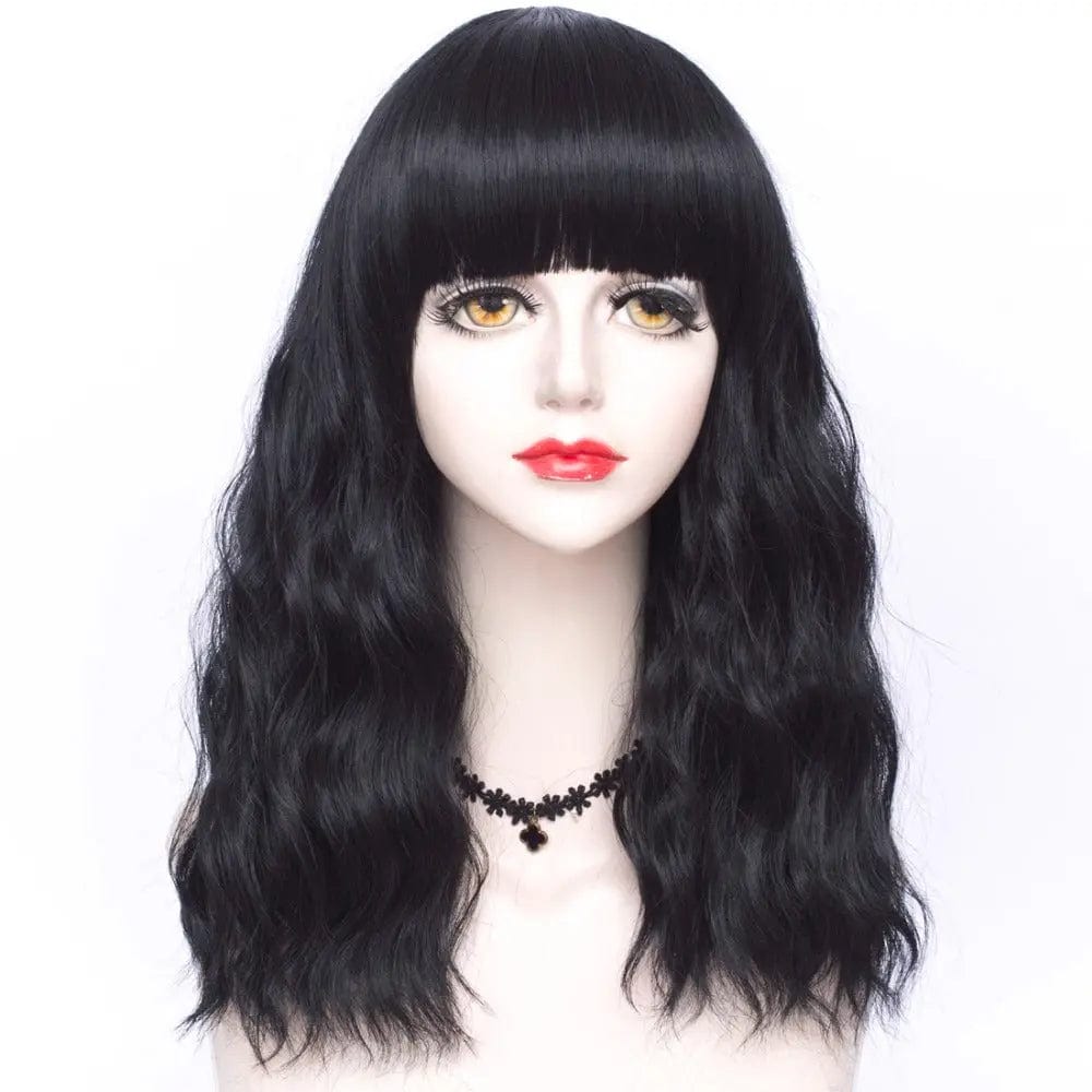 Black Mcoser 13 Colors 45CM Ombre Long Curly Hair