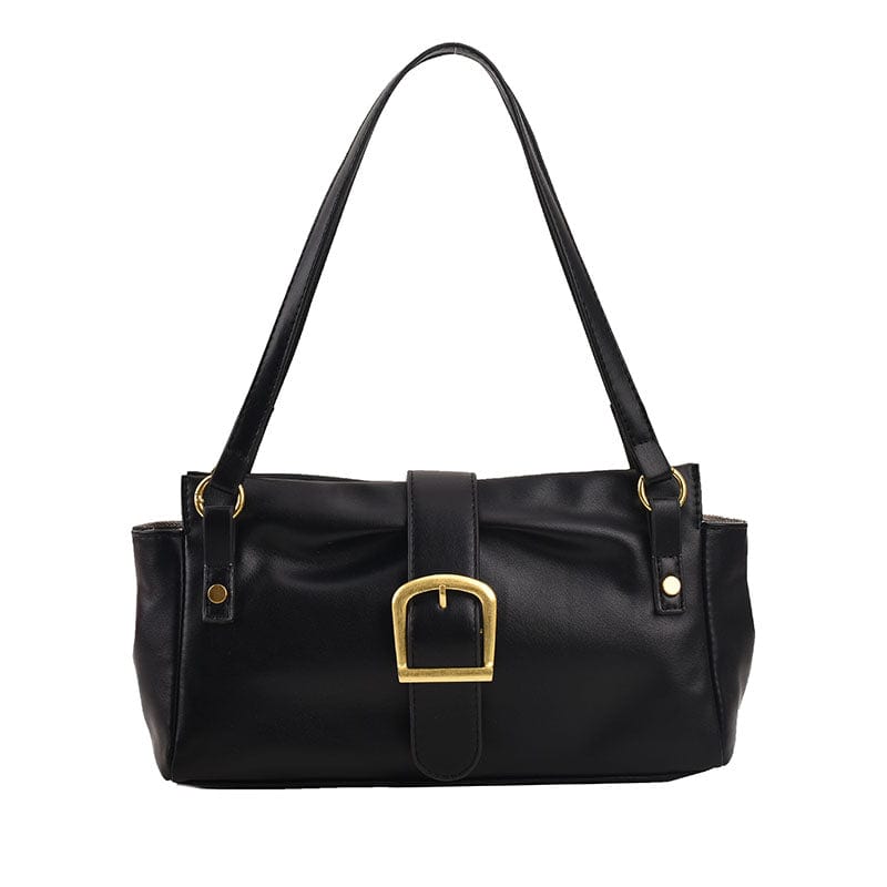 black Single Shoulder Bag Vegan Women Hand Bags Luxury Leather Womens Handbags and Purses 2022