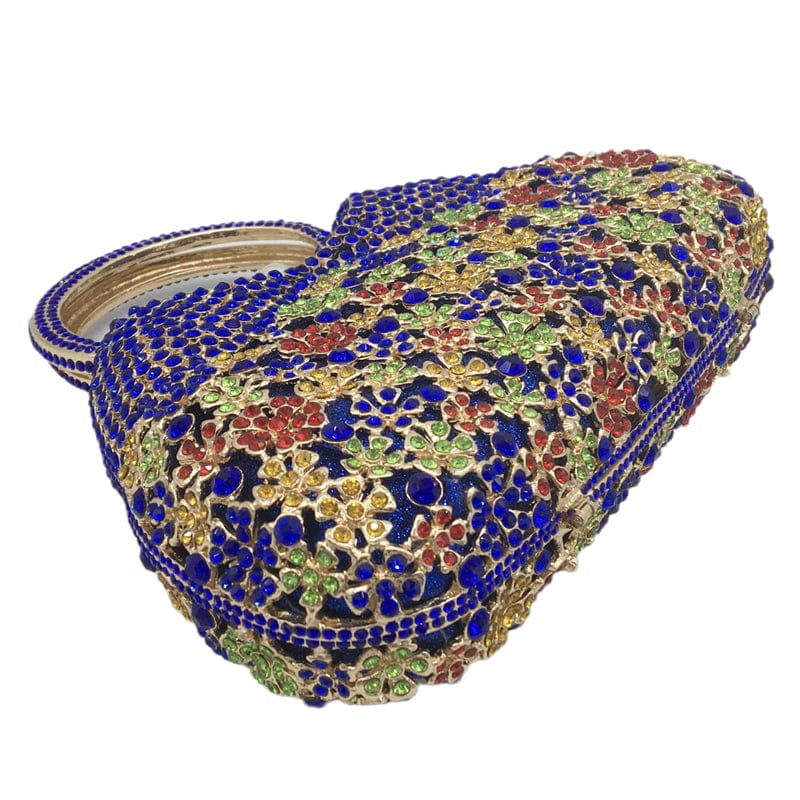 Bling Stone Crystal Clutch Bags for Women Formal Party Diamond Luxury Minaudiere Evening Clutch Purse Top-Handle Handbasgs
