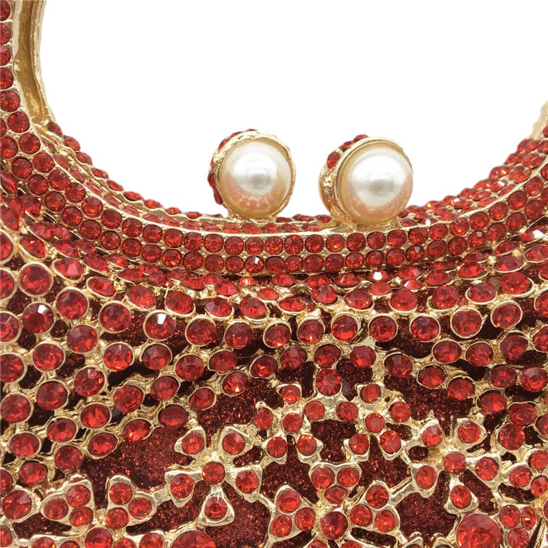 Bling Stone Crystal Clutch Bags for Women Formal Party Diamond Luxury Minaudiere Evening Clutch Purse Top-Handle Handbasgs