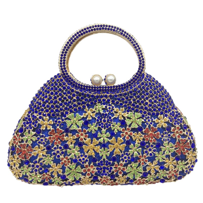 Bling Stone Crystal Clutch Bags for Women Formal Party Diamond Luxury Minaudiere Evening Clutch Purse Top-Handle Handbasgs