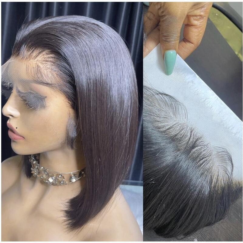 blonde colored hair 40 inch human hair full lace front wig hd lace wig raw hair wholesale vendor  glueless full hd lace wigs