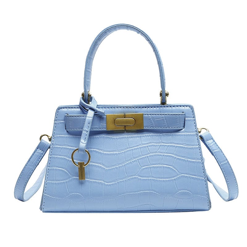 Blue 2022 Luxury Designer Bags High Quality PU Leather Crocodile Pattern Handbags Ladies Bags Women
