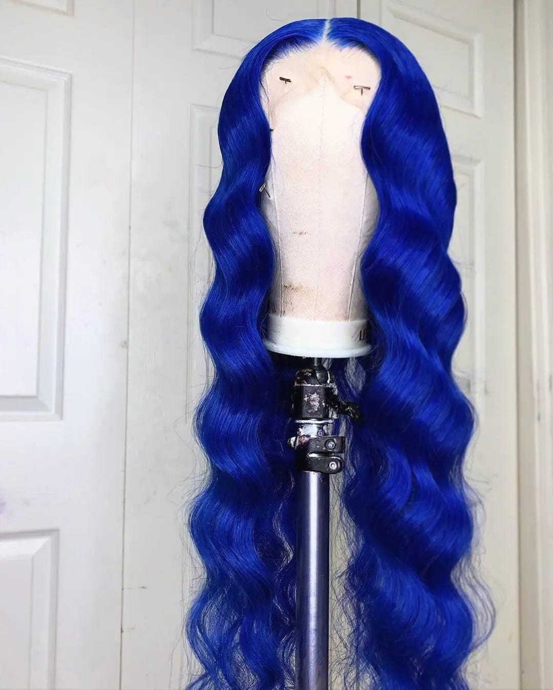 Blue Colorful Body Wave Pre-plucked Wigs