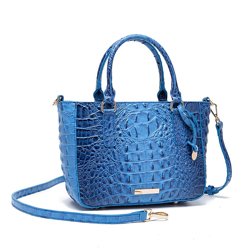 blue Crocodile Brahman brand Amazon shopify hot selling women's tote bags bucket shoulder bags