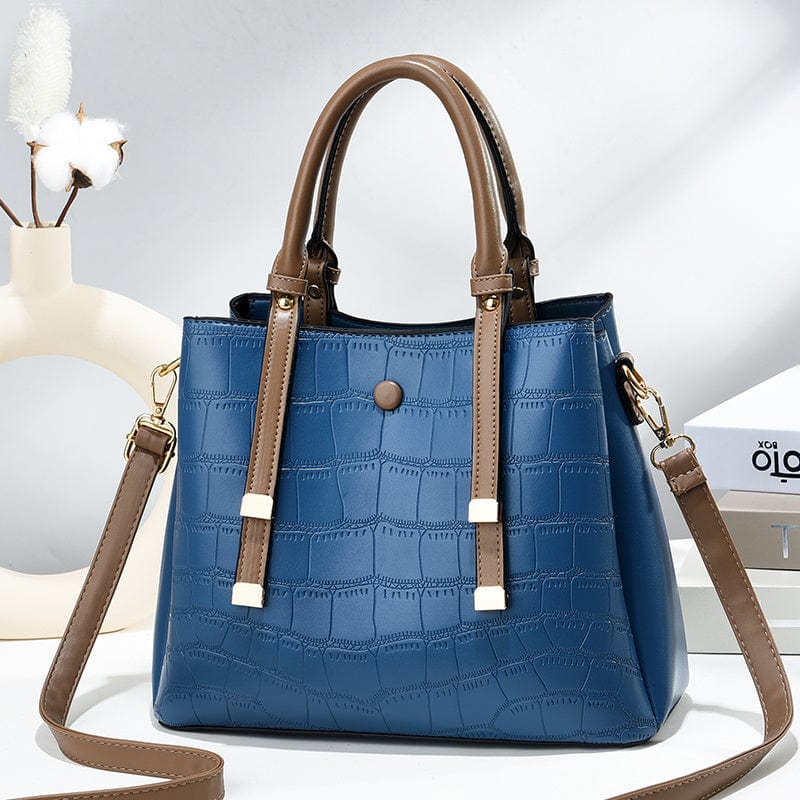 Blue ladies bags 2023 New Arrival  women's messenger stone bags for women bag for girls shoulder factory wholesale handbags