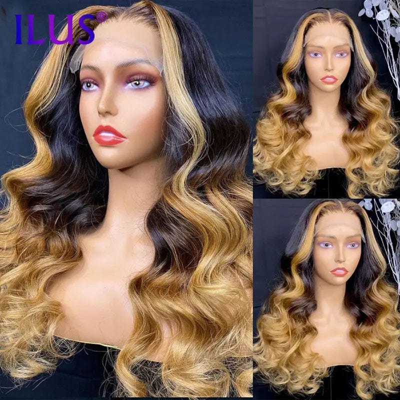 Body Wave 1B/27 Highlight Colored Full Lace Wigs