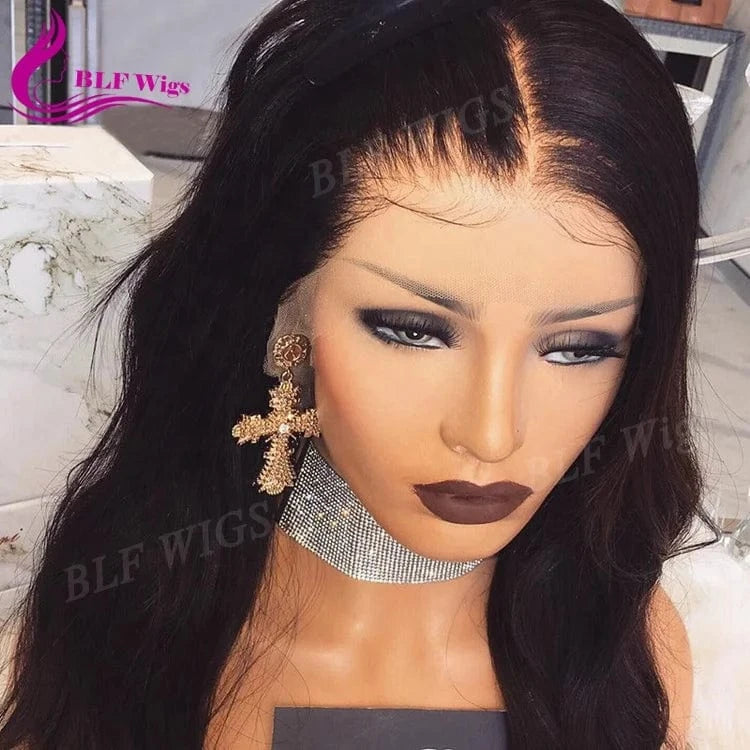 body wave pre plucked 360 lace wigs, cheap natural hairline virgin Indian human hair lace front wigs