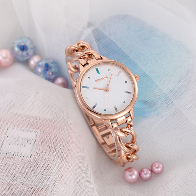 BOMAXE 9959 Lady's Wrist Quartz Simple Business Women Watch Customize