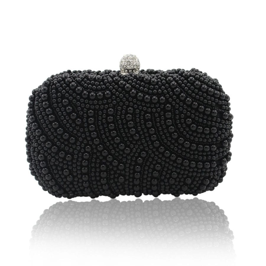 Both Sides White Ivory Beaded Pearl Clutch Bag Wholesaler Factory Guangzhou Purse Handbag